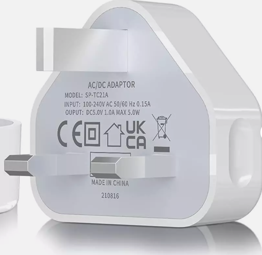 USB Port Fast Charger Adaptor UK Mains Wall 3 Pin Plug for Phone Tablet