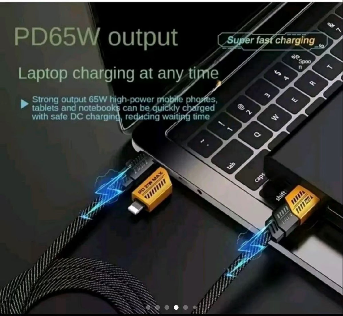 4-in-1 Multi USB Charging Cable – 1M Fast PD Charger Cord for Devices