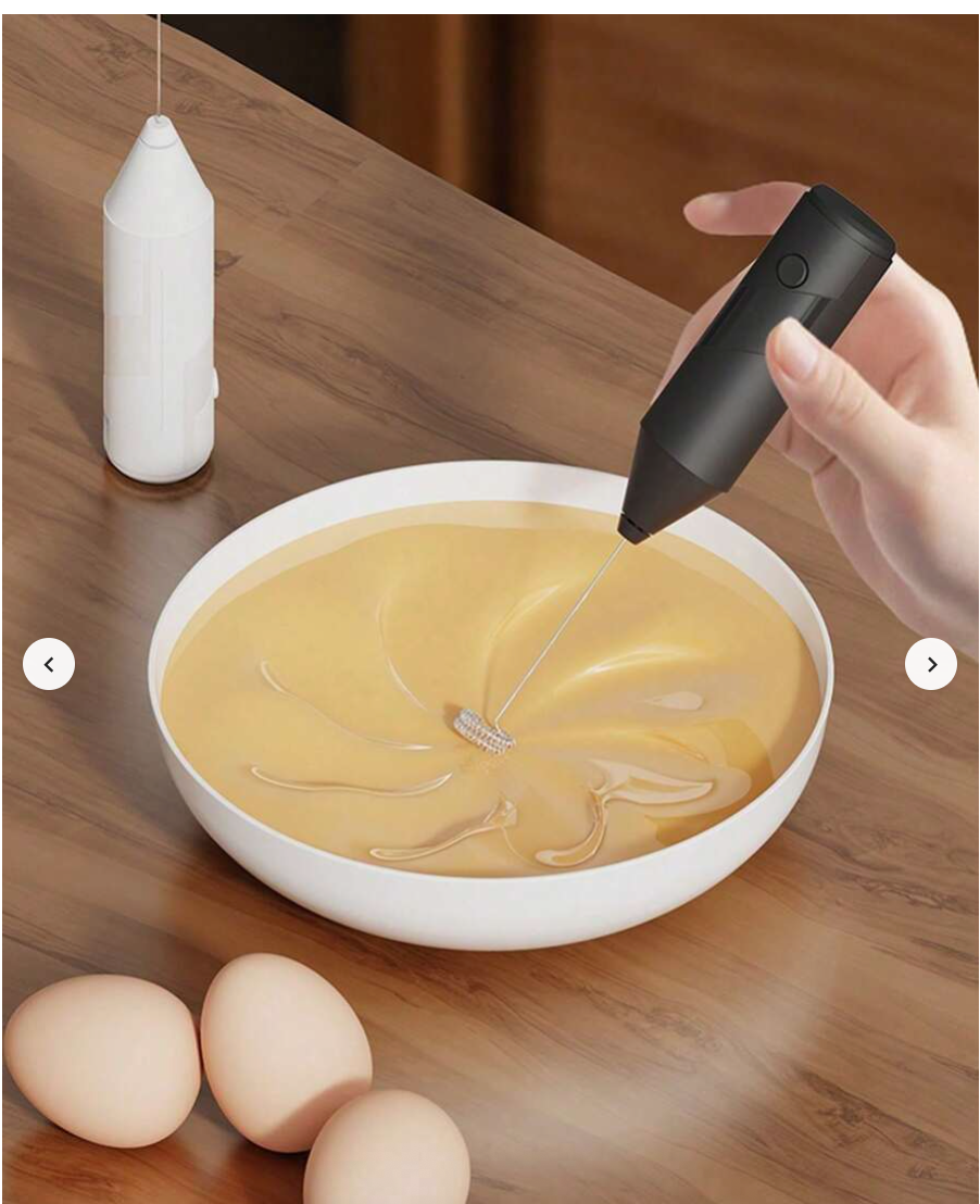 ☕ Portable Electric Milk Frother – Handheld Mini Mixer for Coffee, Lattes & More! ✨