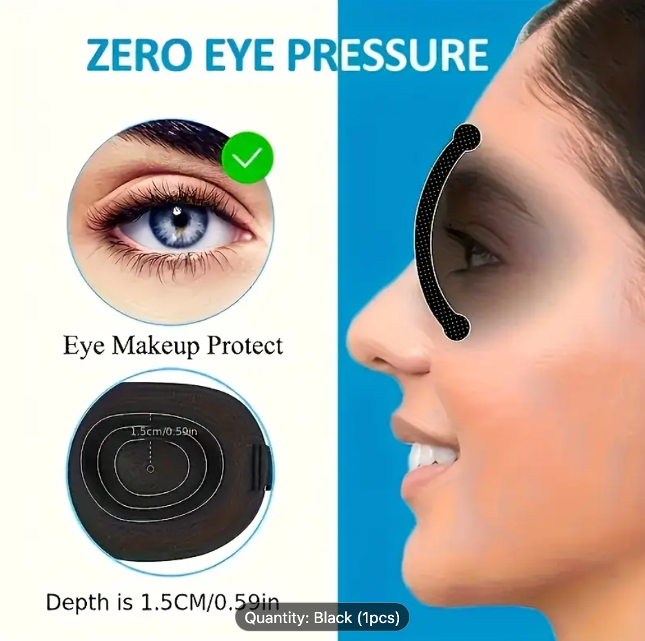 3D Sleep Mask with Black Shade for Eye Protection and Breathability – Essential Travel Accessory
