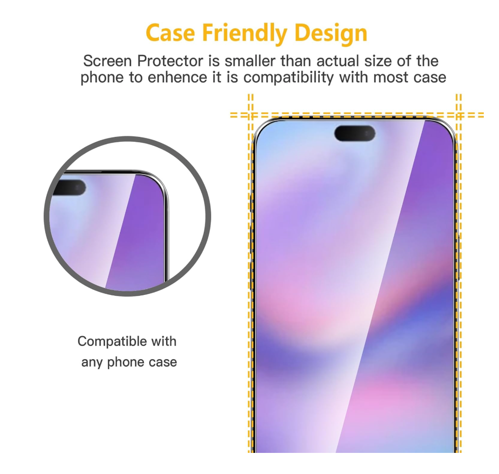 Tempered Glass Screen Protector for 17 | 17 Air | 17 Pro | 17 Pro Max – 9H Hardness, HD Clear, Anti-Scratch & Bubble-Free