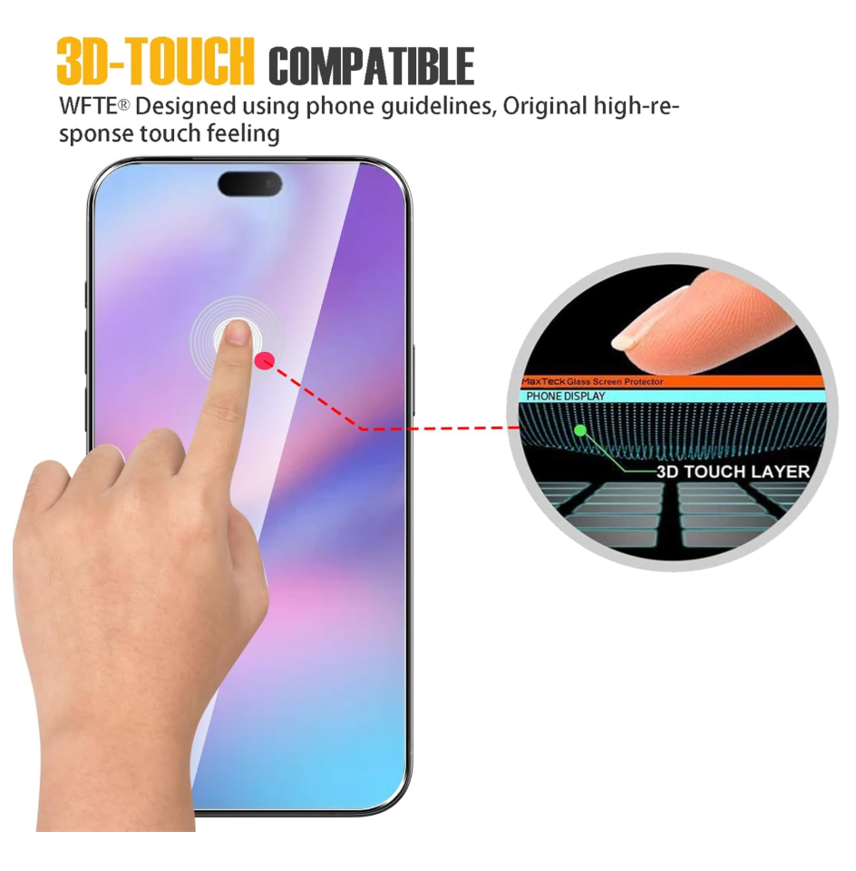 Tempered Glass Screen Protector for 17 | 17 Air | 17 Pro | 17 Pro Max – 9H Hardness, HD Clear, Anti-Scratch & Bubble-Free