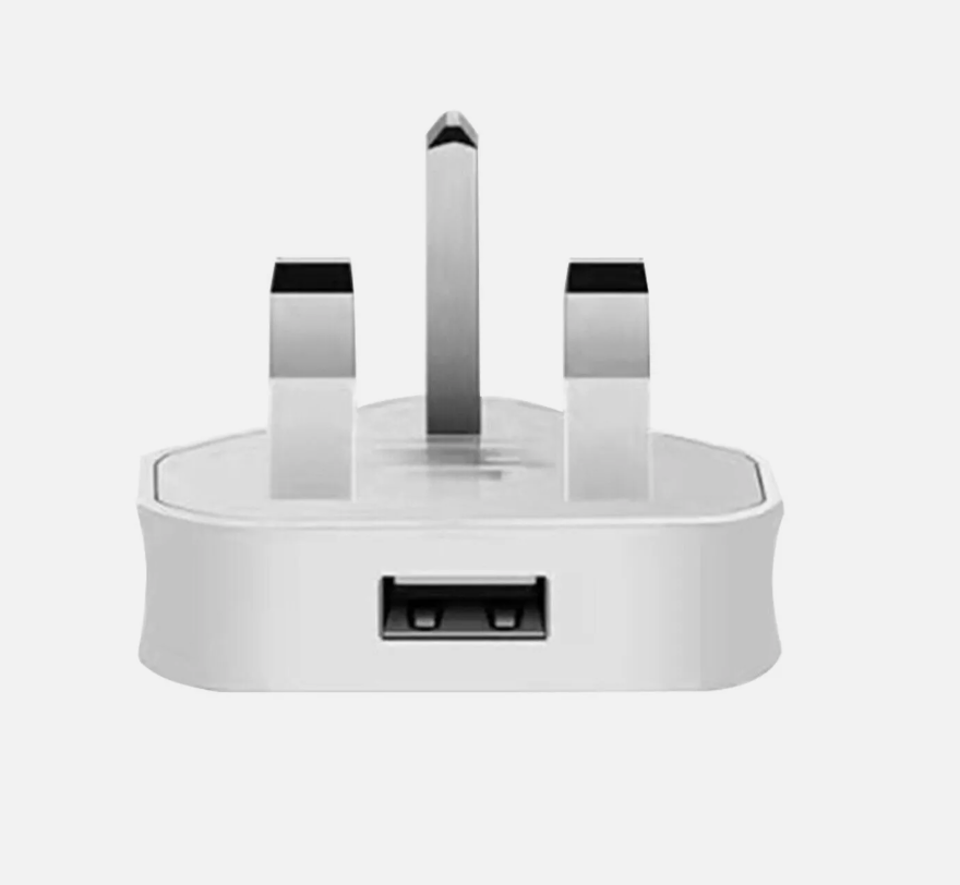 USB Port Fast Charger Adaptor UK Mains Wall 3 Pin Plug for Phone Tablet