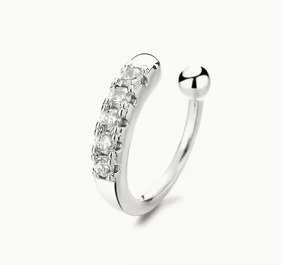 Artificial Non-Perforated Nose Ring – Hypoallergenic, Nickel-Free  Bohemian • K-Pop • Hip-Hop Style | No Piercing Required | Allergy-Safe Nose Jewelry for Women