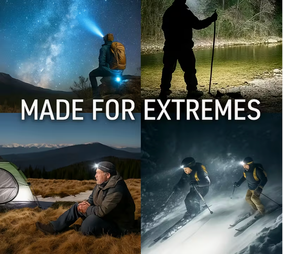 USB Rechargeable Portable Headlamp – 5-LED Bright Headlight for Outdoor & Work Use