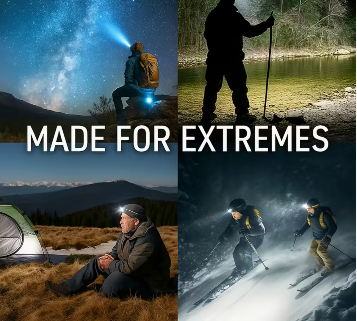 USB Rechargeable Portable Headlamp – 5-LED Bright Headlight for Outdoor & Work Use