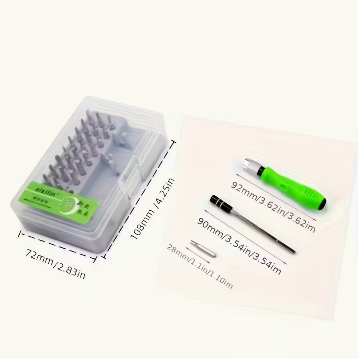 32-in-1 Precision Screwdriver Set – Mini Magnetic Repair Toolkit for Cars, Furniture, Smartphones, Cameras & Small Devices