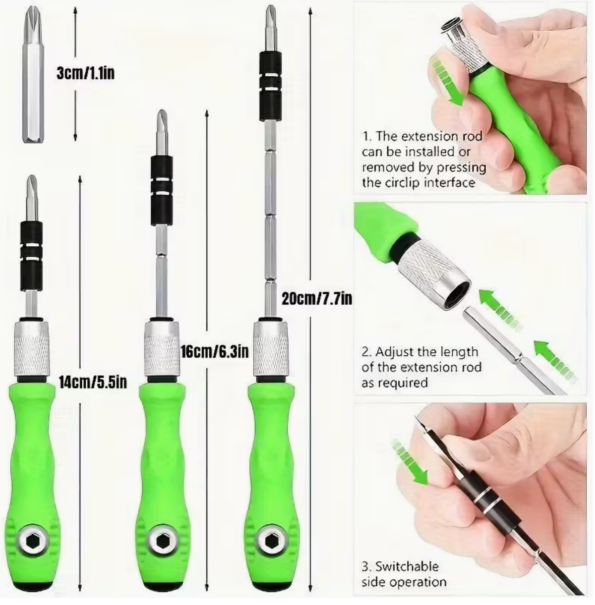 32-in-1 Precision Screwdriver Set – Mini Magnetic Repair Toolkit for Cars, Furniture, Smartphones, Cameras & Small Devices