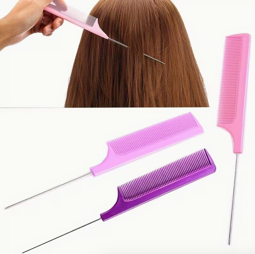 1PCS Professional Rat Tail Hair Comb – Anti-Static Hair Dye & Styling Comb