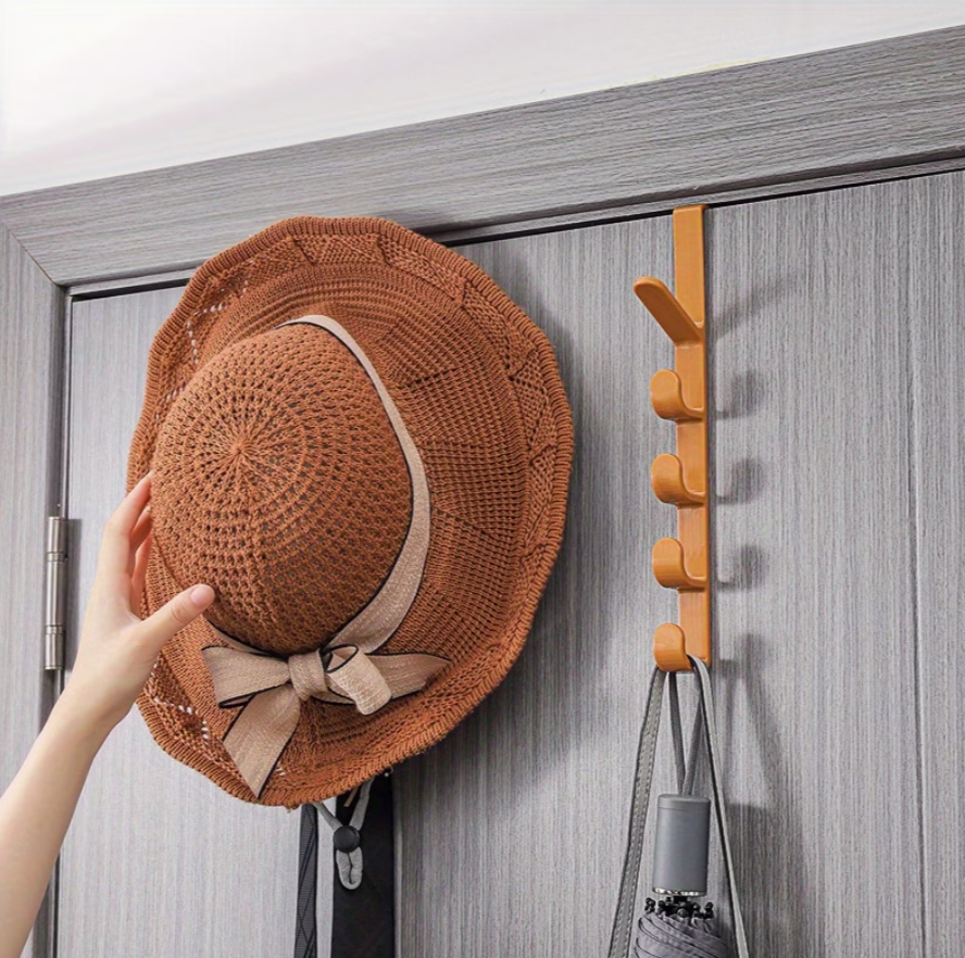 1 pc Hook Door Hook Back Bag Organizer  | Multi-Purpose Household & Bathroom Storage Hooks