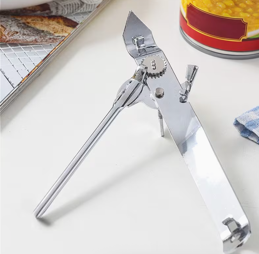 Stainless Steel Can Opener | Manual Easy Bottle Knife | Outdoor Can Cutting Tool