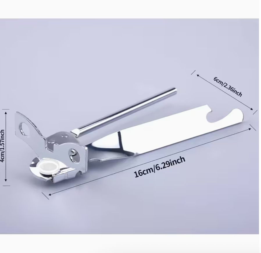 Stainless Steel Can Opener | Manual Easy Bottle Knife | Outdoor Can Cutting Tool