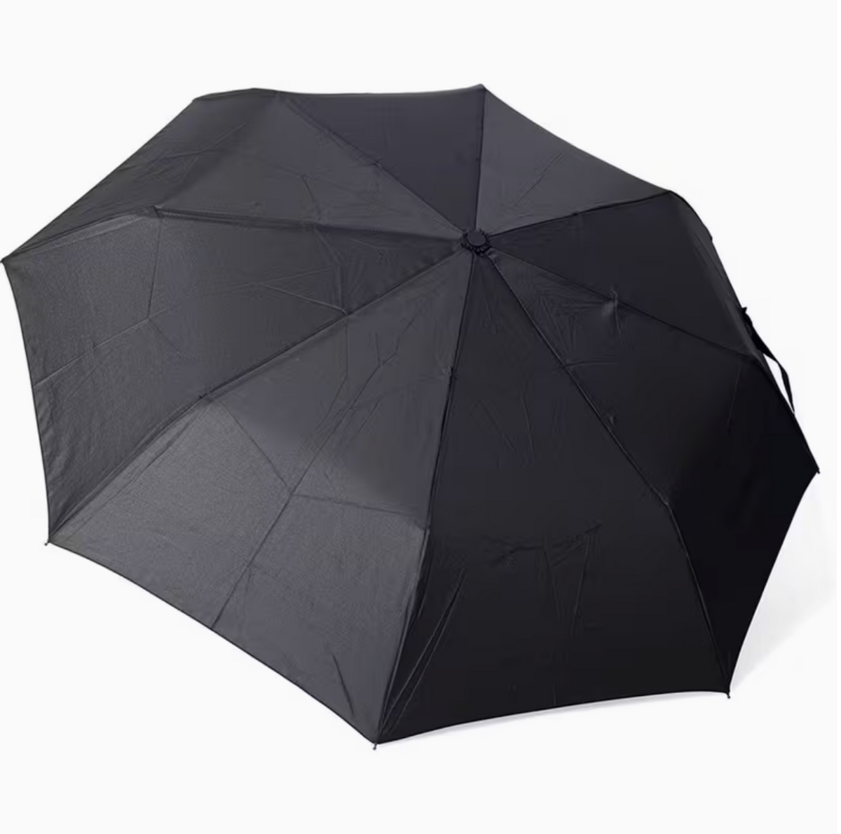 Umbrella Black Compact Wind Resistant Umbrella For Men And Women – Lightweight Folding Travel Umbrella With Strong Frame