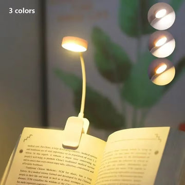 Adjustable LED Bedroom Night Light 3 Colours 360° Flexible Neck Battery Powered