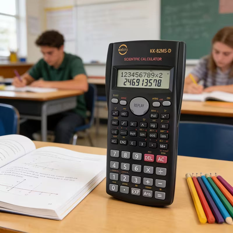 82MS Scientific Calculator Multifunction Maths School Office Exam Calculator