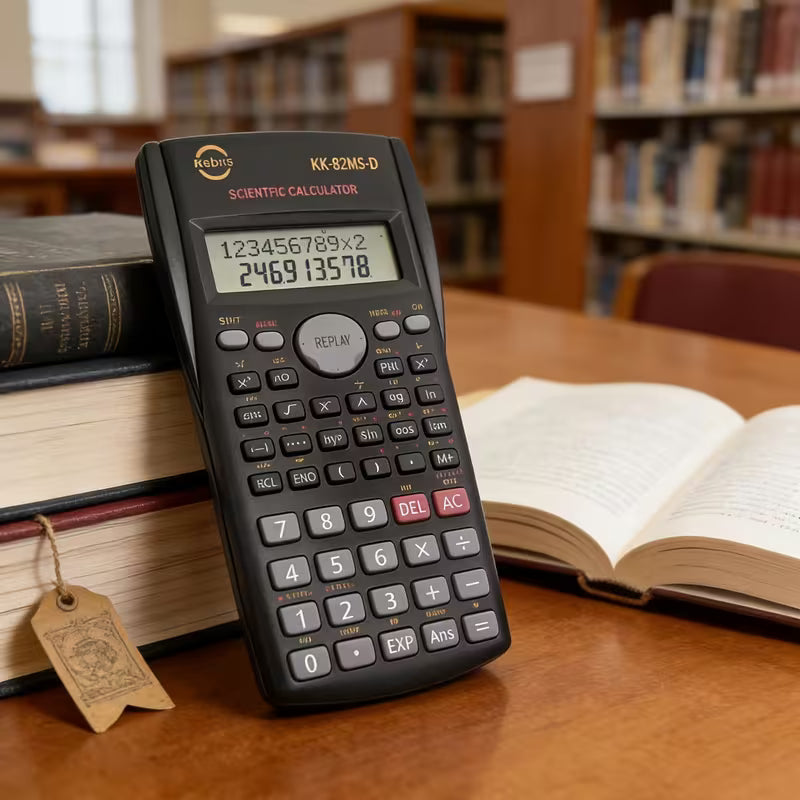 82MS Scientific Calculator Multifunction Maths School Office Exam Calculator