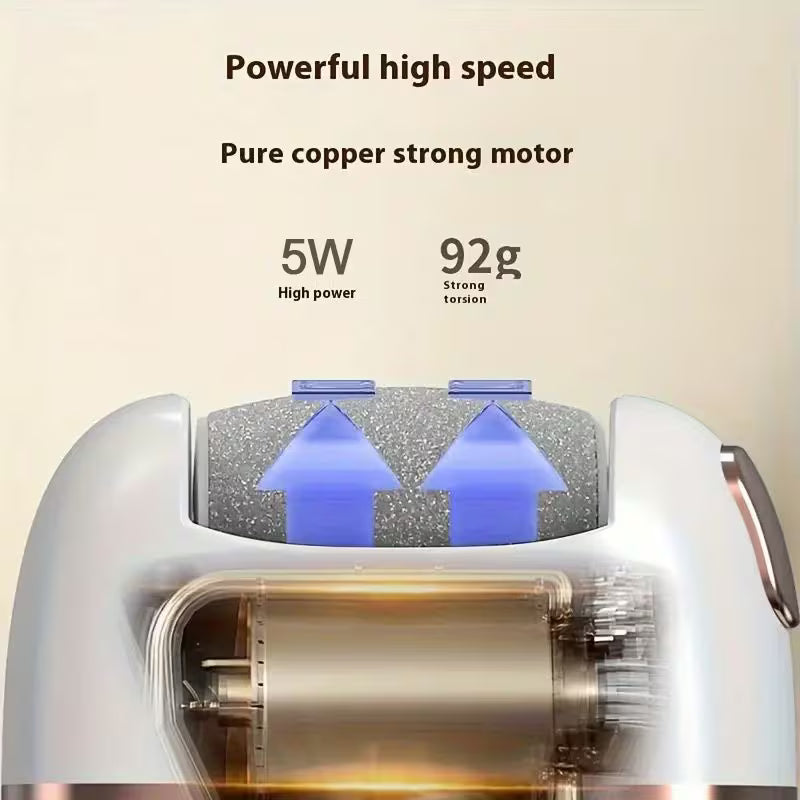 Rechargeable Electric Foot Grinder – Cordless Callus & Dead Skin Remover