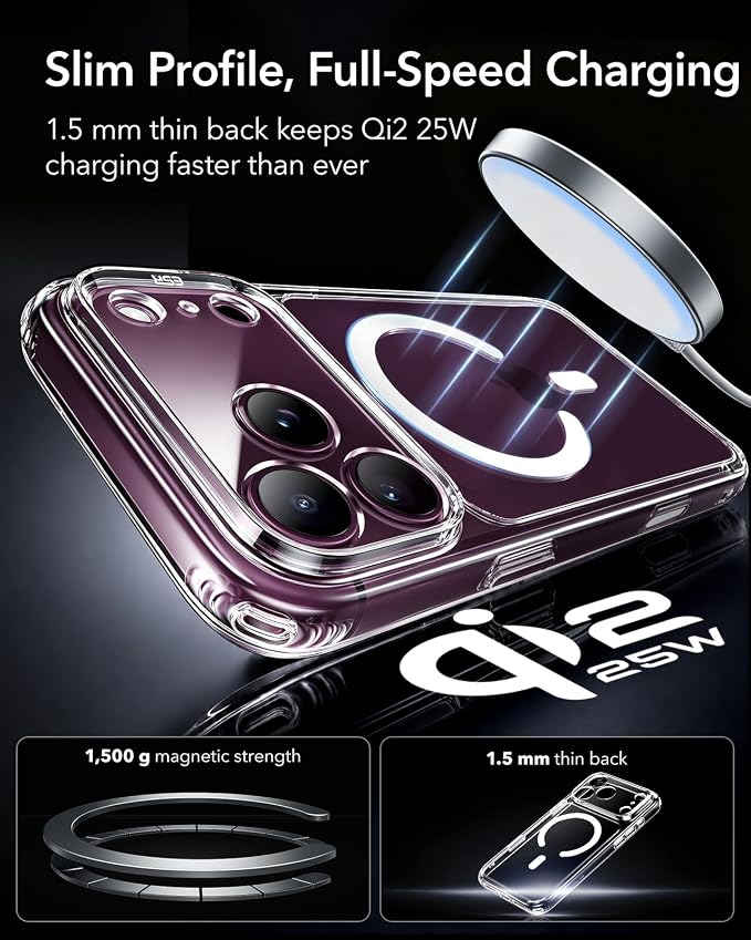 iPhone 18 Pro Max / iPhone 17 Pro Max Clear Magnetic Case
