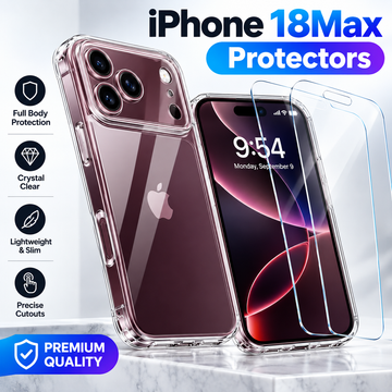 Tempered Glass Screen Protector for iPhone 18 Pro / 18 Pro Max Clear