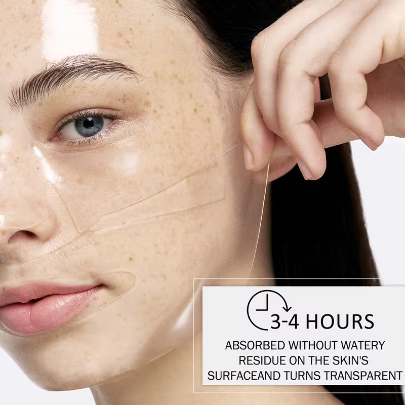 5pcs Collagen Moisturising Facial Masks – Hydrating Facial Sheet Masks for Everyday Skincare