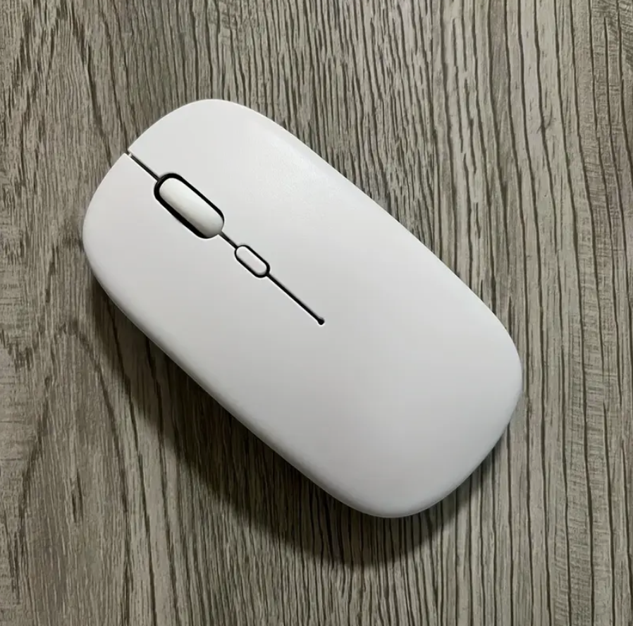 Mini Wireless Mouse – Ultra-Thin, Silent Click, Battery-Powered | Compatible with iPad, Laptop & Desktop | Macaron Colors