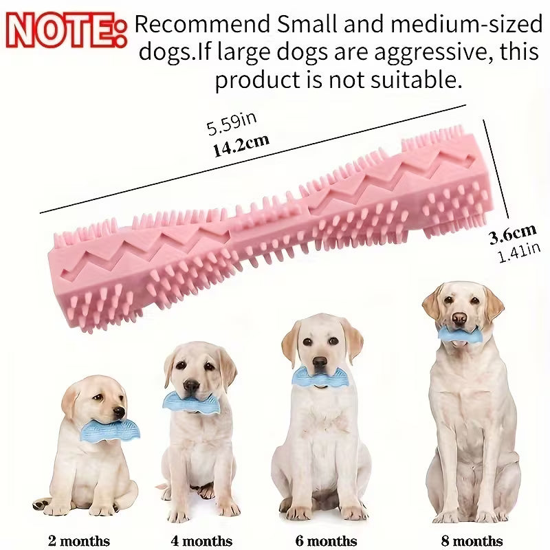 Durable Dog Chew Stick Toothbrush – Teeth Cleaning & Gum Massage Toy