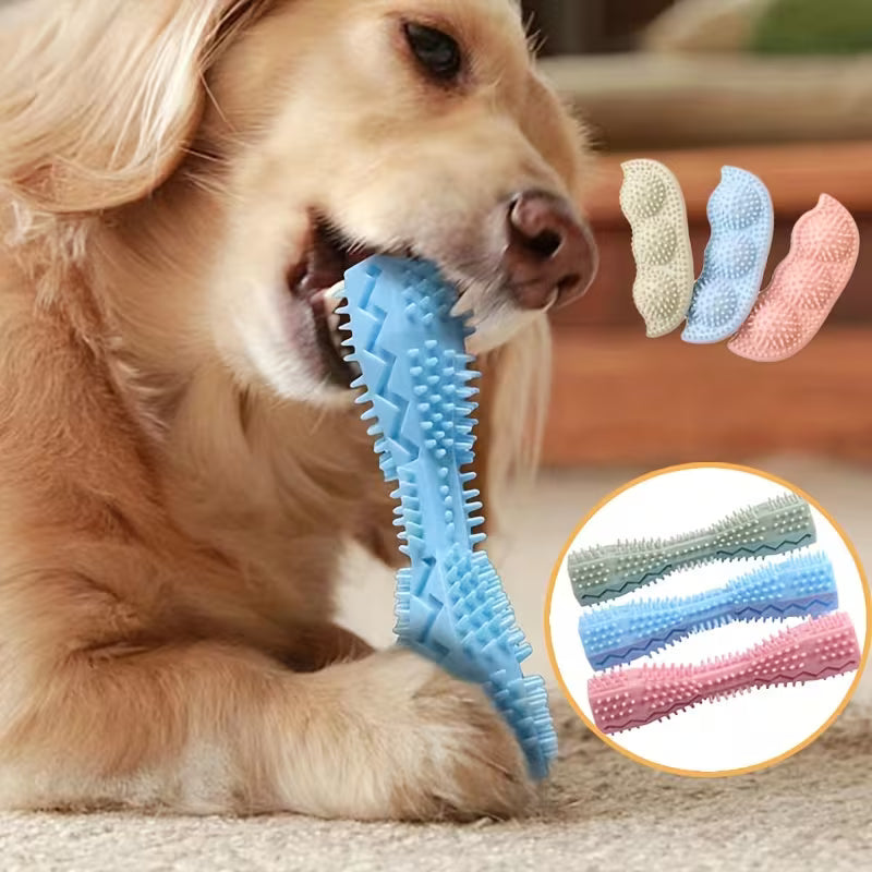 Durable Dog Chew Stick Toothbrush – Teeth Cleaning & Gum Massage Toy