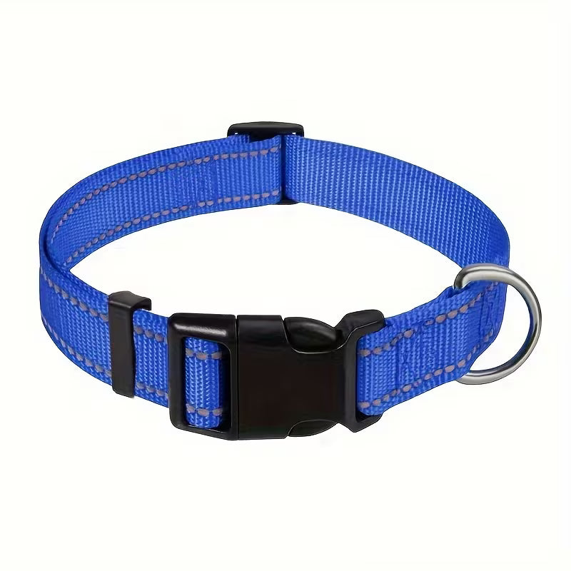 Adjustable Dog & Cat Collar – Reflective Safety Pet Collar
