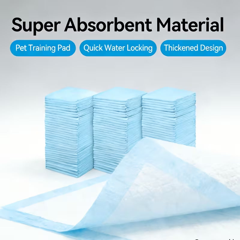 20pcs Puppy Training Pads – Super Absorbent Disposable Pet Urine Pads for Dogs, Cats and Small Pets