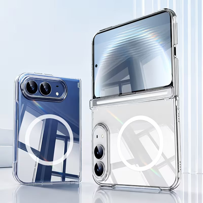 Clear Magnetic Phone Case for iPhone Duo Ultra-thin