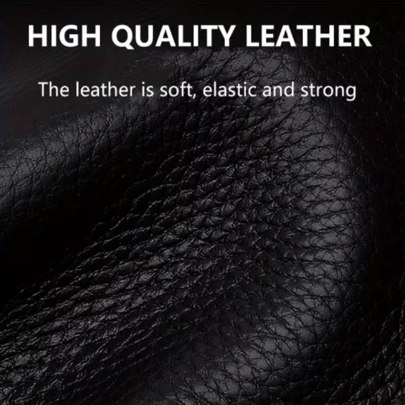 Men's PU Wallet – Large Capacity Bifold Wallet with Multiple Card Slots