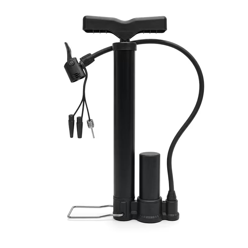 1pc Portable Bike Pump with Dual Nozzle – Manual Air Inflator