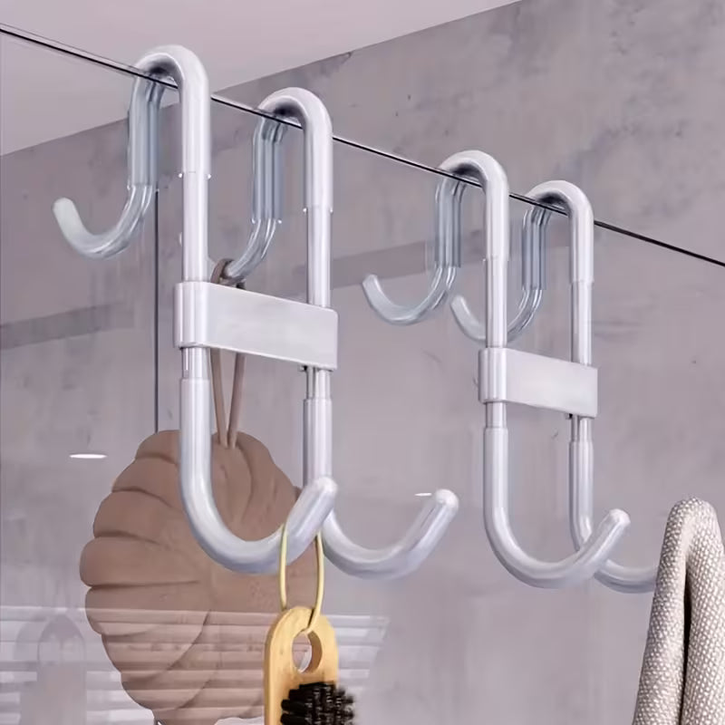 Shower Door Hook – Multifunctional Hanging Hook for Clothes, Towels and Bathroom Accessories