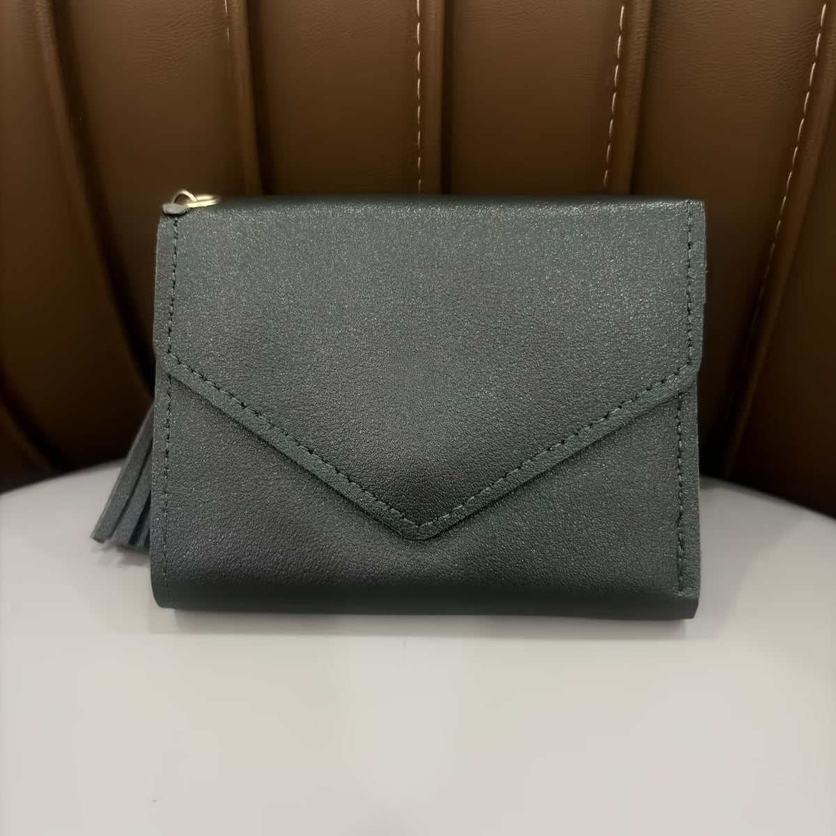 Women's Short Wallet, Chinese Han-Inspired Style Purse, Compact Card Holder and Multi-Compartment Wallet