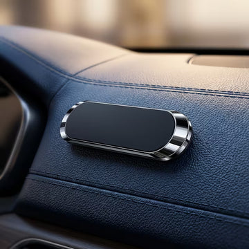 Magnetic Mini Slotted Strip Car Phone Holder, Strong Magnetic Dashboard Mobile Phone Mount