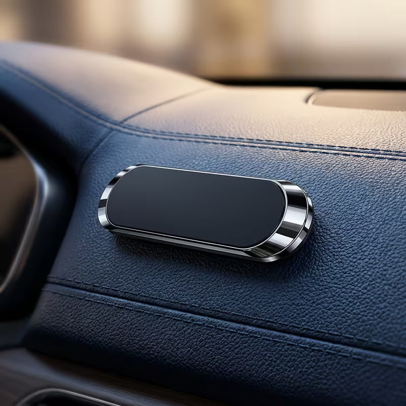 Magnetic Mini Slotted Strip Car Phone Holder, Strong Magnetic Dashboard Mobile Phone Mount