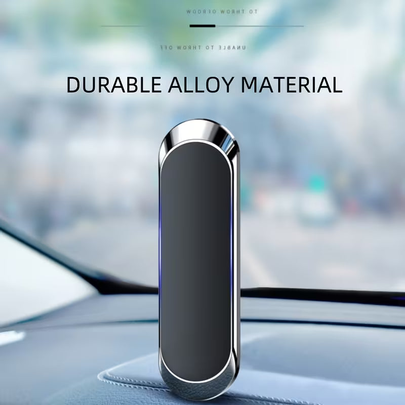 Magnetic Mini Slotted Strip Car Phone Holder, Strong Magnetic Dashboard Mobile Phone Mount