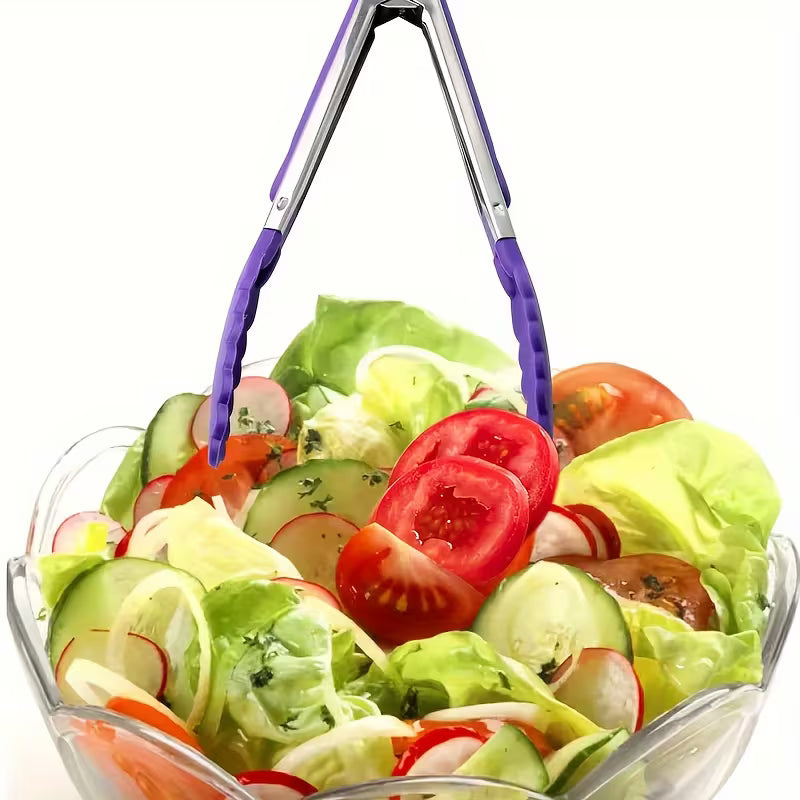 Food Tongs – Heat-Resistant Kitchen Serving Tongs for Cooking, BBQ, Baking & Catering