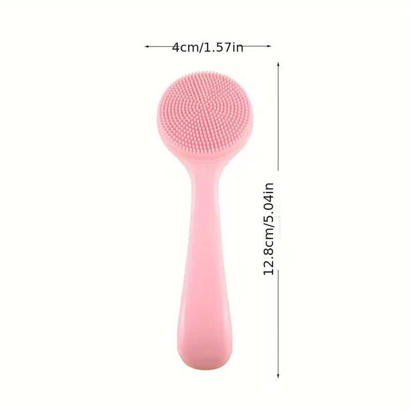 Deep Cleansing Facial Massage Brush – Silicone Face Scrubber for Gentle Exfoliation and Pore Care