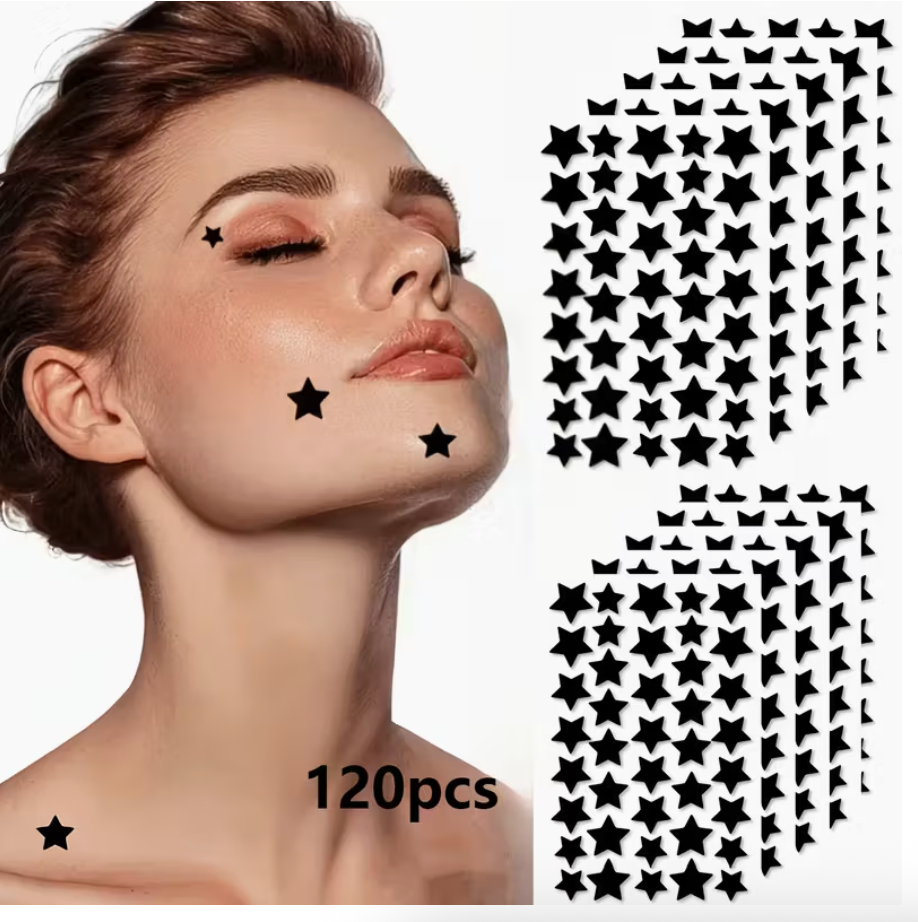160pcs Black Pimple Covers – Alcohol-Free, Fragrance-Free, Non-Comedogenic  Gentle on Sensitive Skin | Light Beige Tone | Pore-Cleansing Acne Patches | Skincare Routine Essential | Sleek Packaging