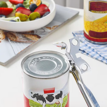 Stainless Steel Can Opener | Manual Easy Bottle Knife | Outdoor Can Cutting Tool